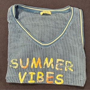 Italian Unisex See through No Sleeves Tee